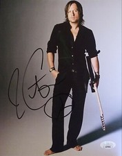 Keith Urban signed 8 x 10 COA JSA