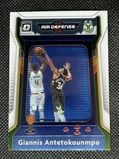 2020-21 Donruss Optic Basketball GIANNIS ANTETOKOUNMPO #1 AIR DEFENSE Milwaukee 