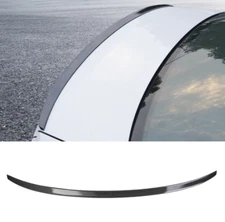 ABS Carbon Rear Tail Trunk Spoiler Wing Lip Fit For AUDI A3 Sedan 2022-2024