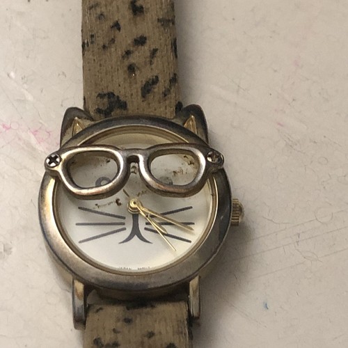 Geneva Platinum Cat Watch