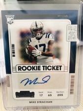 2021 Contenders Mike Strachan Rookie Ticket Auto Indianapolis Colts, PACK FRESH