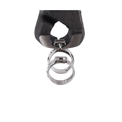 Proster Single Ear Continuous Hose Clamps Set with Pliers and 304