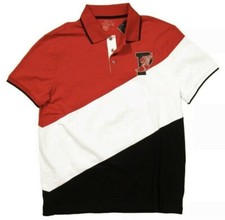 Polo Ralph Lauren P Wing Performance Stretch Mesh Red Black White Polo Shirt