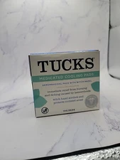 TUCKS Medicated Cooling Pads, 100 Count – Pads with Witch Hazel, Cleanses Sensit