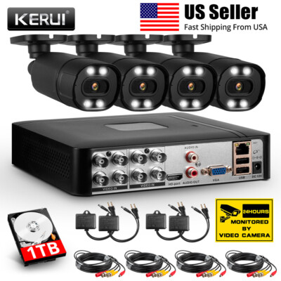 8CH DVR 1080P Security Camera System CCTV Outdoor Home Camera Security CCTV Kit
