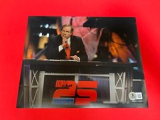 Chris Berman ESPN Signed Auto 8x10 PHOTO Beckett BAS Authenticated