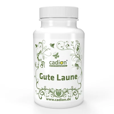 CADION OPTIMALE NAHRUNGSERGÄNZUNG Gute Laune I Gehirncomplex (L-Tryptophan L-Phenylanalin L-Tyrosin) 80 Kapseln
