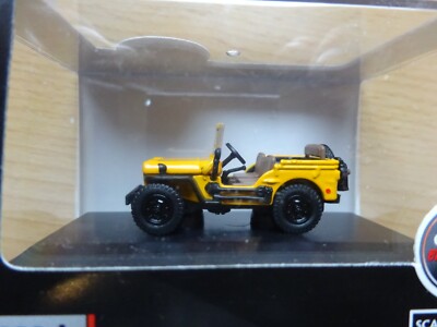 Willys MB AA Modelauto gelb ca. 4,5cm *NEU* 1:76