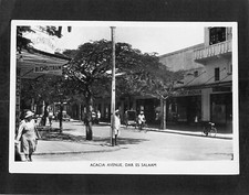 I2491 Tanzania Dar-es-salaam Acacia Avenue vintage postcard