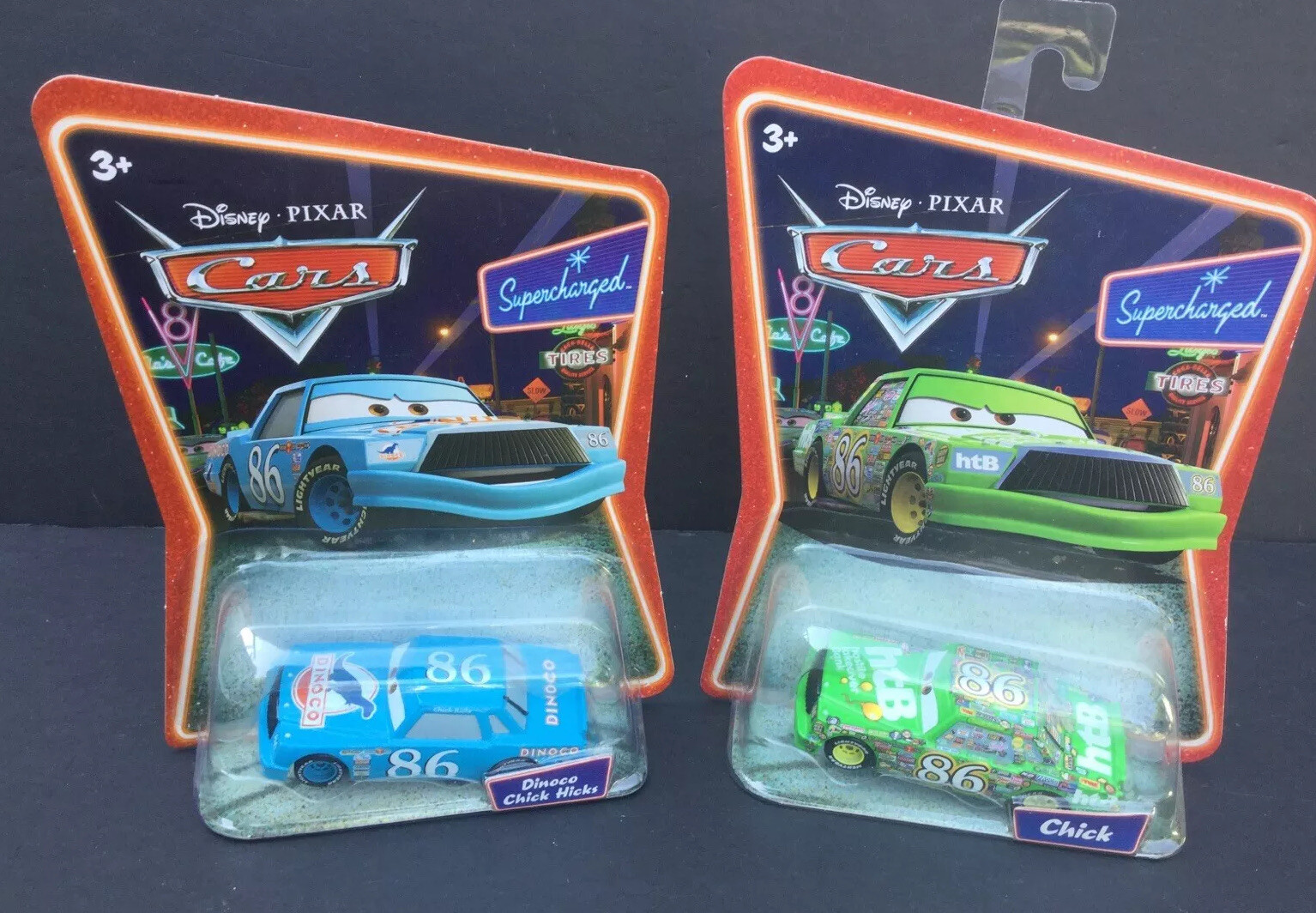 green dinoco chick hicks