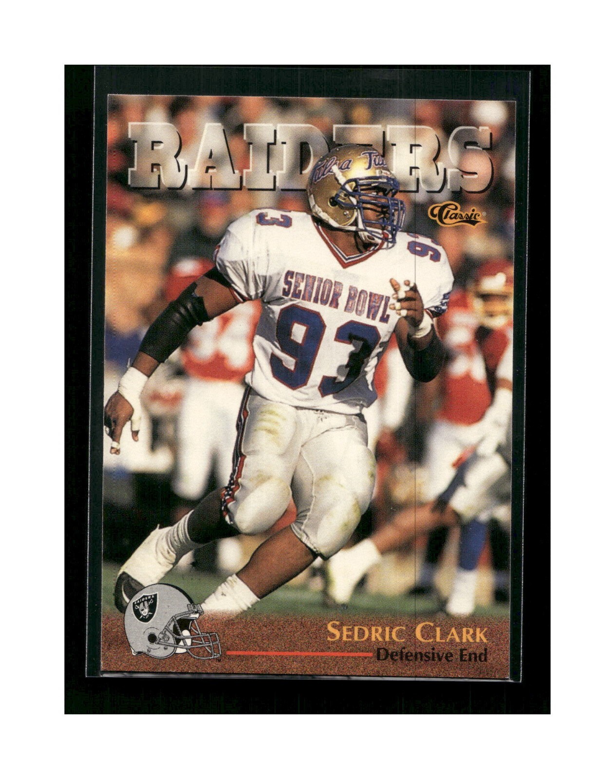 Sedric Clark #56 1996 Classic NFL Rookies