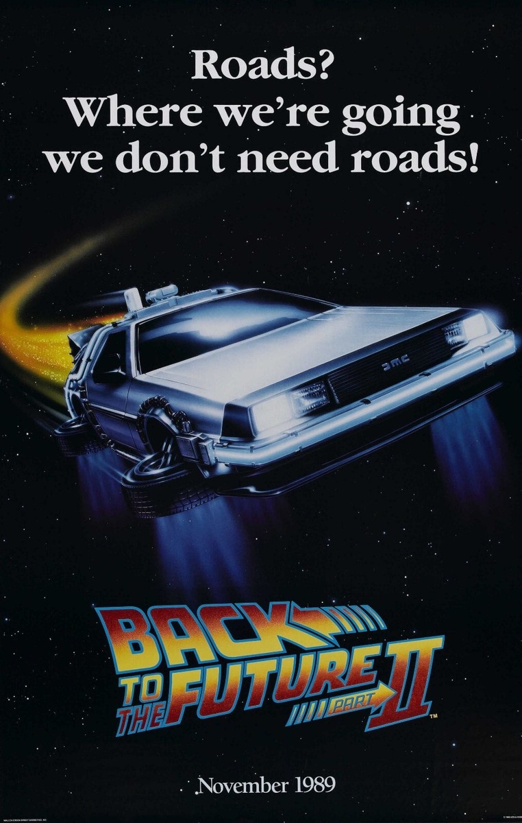 Back To The Future 2 Movie Poster 11X17 Marty McFly Michael J Fox