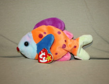 Ty Beanie Baby  LIPS  the Colorful Fish