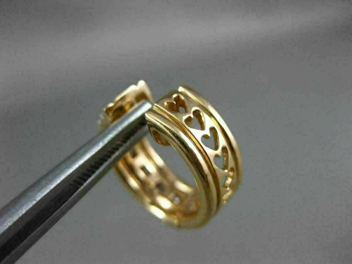 FILA ORECCHINI HUGGIE ESTATE 1 54 CT DIAMANTI BIANCHI E ROSA ORO ROSA 18KT 3D 3 FILE CUORE