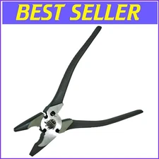 Ergonomic Fencing Pliers - 8-Inch Length with Three Serrated Jaw Areas