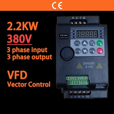 2.2KW 380V 3Phase Input and Output Variable Frequency Drive Converter Controller