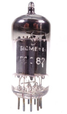 ECC82 = CV491 = B329 = 12AU7 Siemens Röhre tube tested #10875