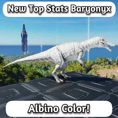 ARK Survival Ascended TOP STATS Albino Baryonyx (Bary) PC/XBOX/PS5 PVE ASA