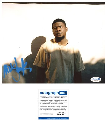 MICK JENKINS SIGNED RAPPER THE PATIENCE WAVES 8x10 PHOTO - ACOA COA