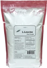 NuSci 100% Pure L-Leucine BCAA pure powder 2270g (5.0lb) Leucine BCAA