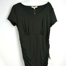 kimi kai NWT Maternity M Medium Black Dress Nordstrom Short Sleeve