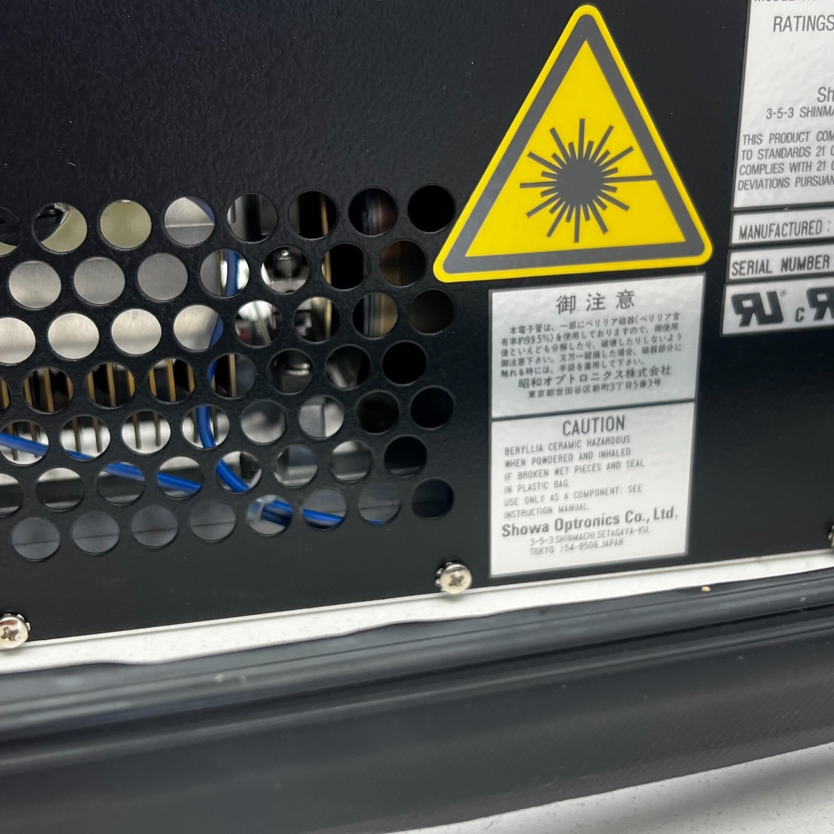 SOC Showa Optronics GLG3078 Argon Laser Head Unit for ABI