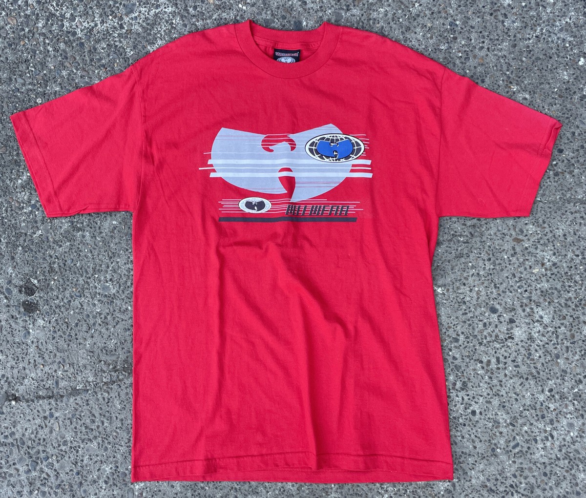 Vintage Wu Tang Clan Wu Wear T-Shirt Made in Usa Rap Hip Hop 2 