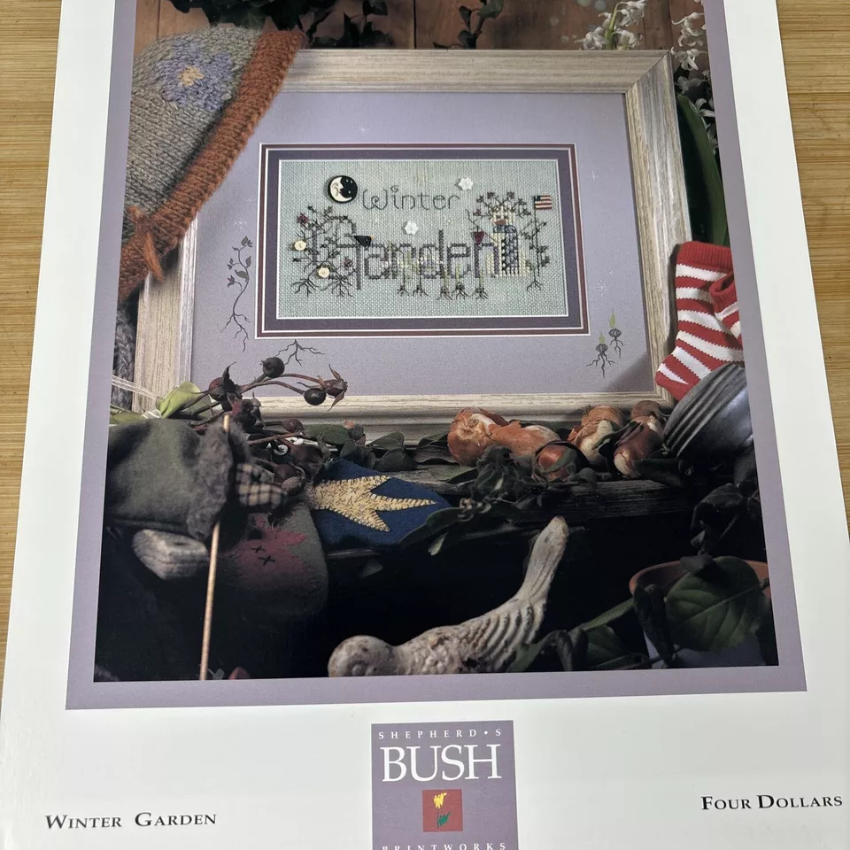 "Winter Garden" Shepherd's Bush Printworks Counted Cross Stitch Chart 2003 - Image 2 of 4