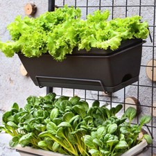 Compact Vertical Garden Kit - 5 Slim Plastic Vegetable Planters