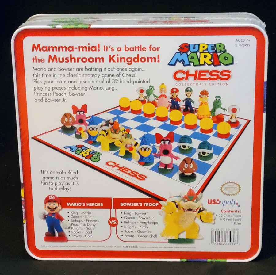 mario chess, USA-OPOLY, Super Mario Chess (in a Box)