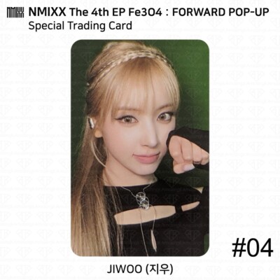 NMIXX The 4th EP Album Fe3O4 : FORWARD POP-UP Special Trading Card