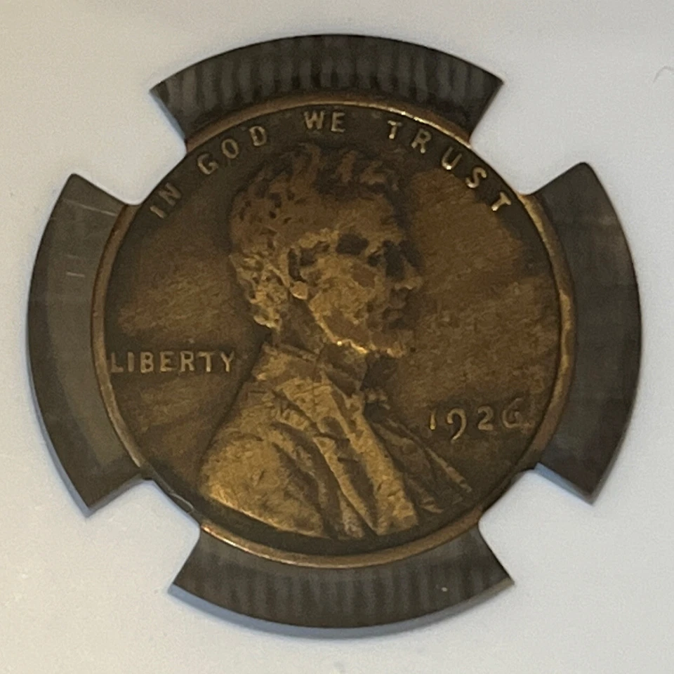 1926 1C ERROR NGC VF 30 REVERSE LAMINATION WHEAT PENNY - Image 4 of 4