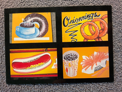 1991 Ken Brown Four Basic Food Groups Postcard