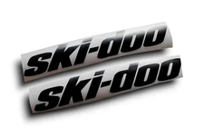 2 pcs , ski-doo  , stickers vinyl decal ,  autocollant