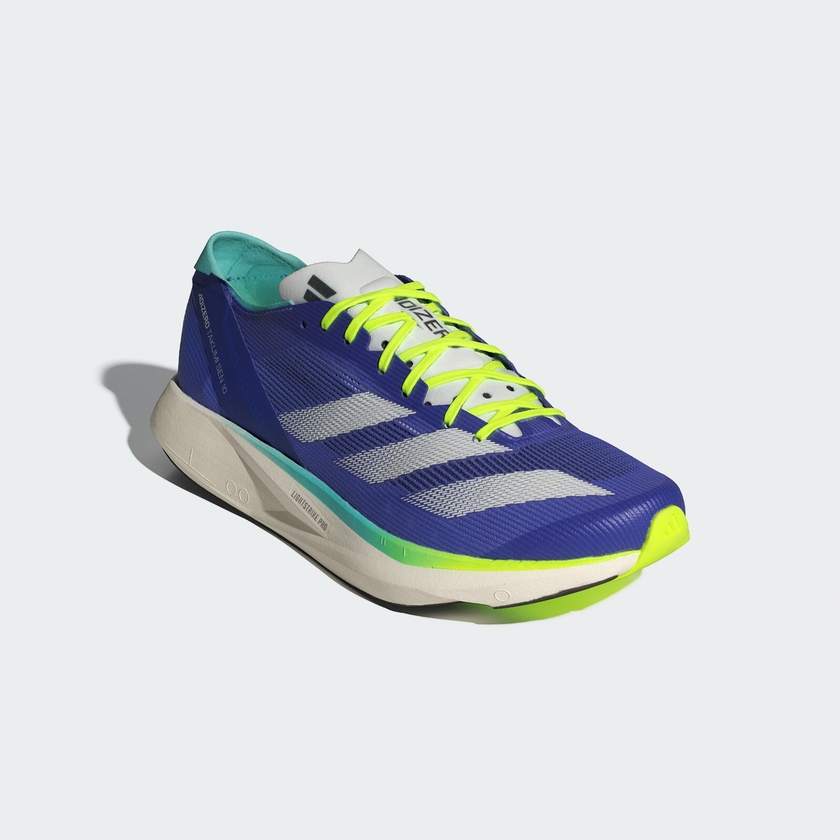 Adidas Adizero Takumi Sen 10 Running Shoes Cobalt Blue/Lemon