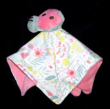 Carters Just One You Ladybug Baby Blanket Floral Flowers Yellow Pink Green 68080