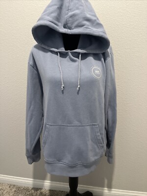 Light Blue Vans Off The Walls Hoodie Womens Large
