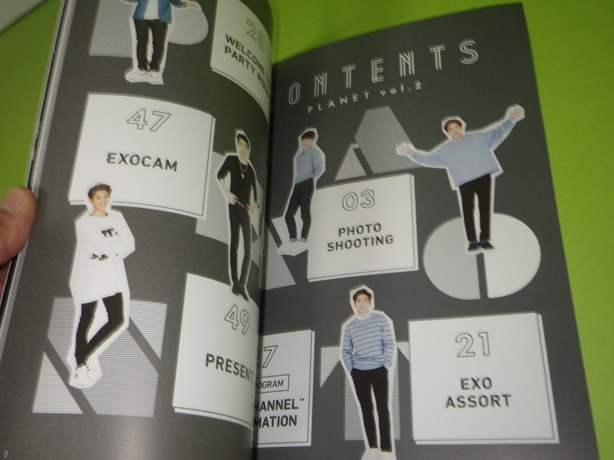 EXO EXO-L JAPAN PLANET 2 EXO OFFICIAL BOOK Used From Japan