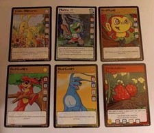 NEOPETS Trading Card Random Lot of 11 Cards 2004 Series Games