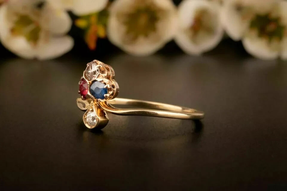 2Ct Round Cut Lab Created Ruby Ring Engagement Ri… - image 4