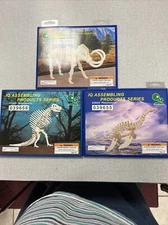 3 IQ Assembling Products Series, Mammoth, Spinosaurus, Plesiosaurs 