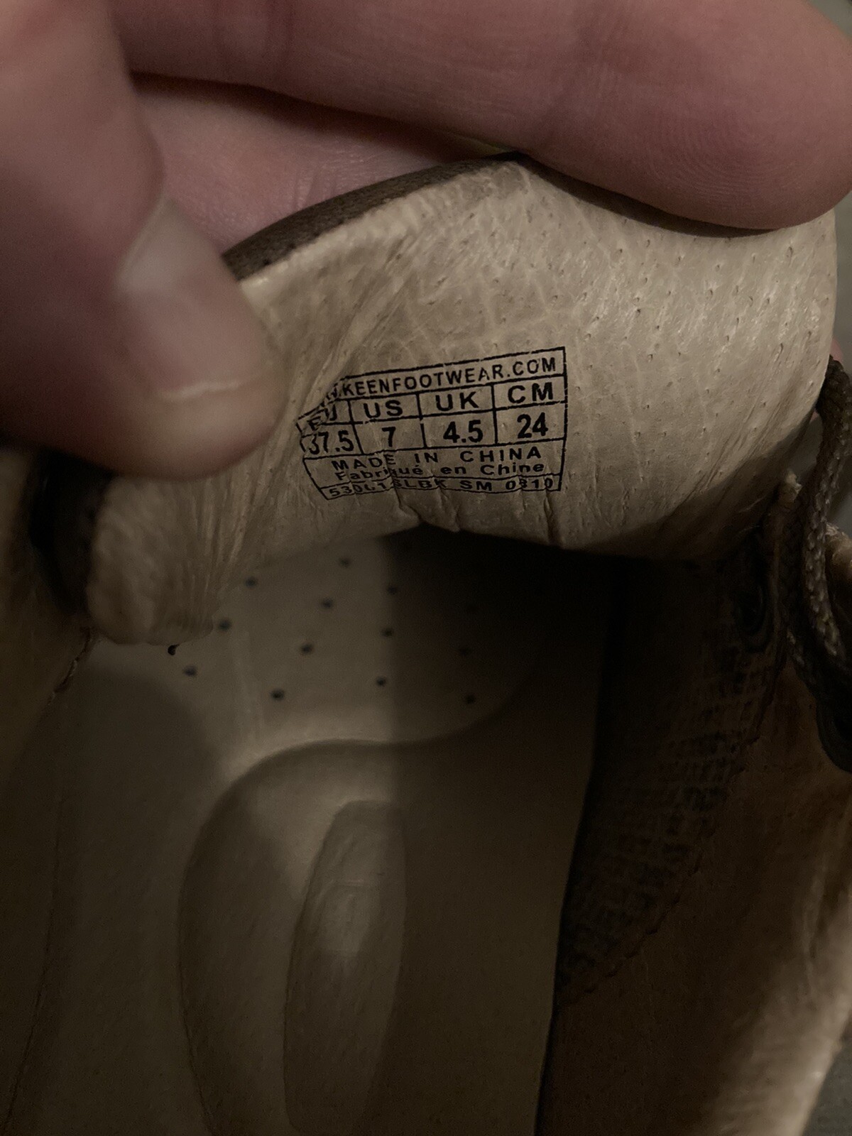 Scarpe da trekking Keen da donna Toyah in pelle misura 7 marrone 53001 SLBK