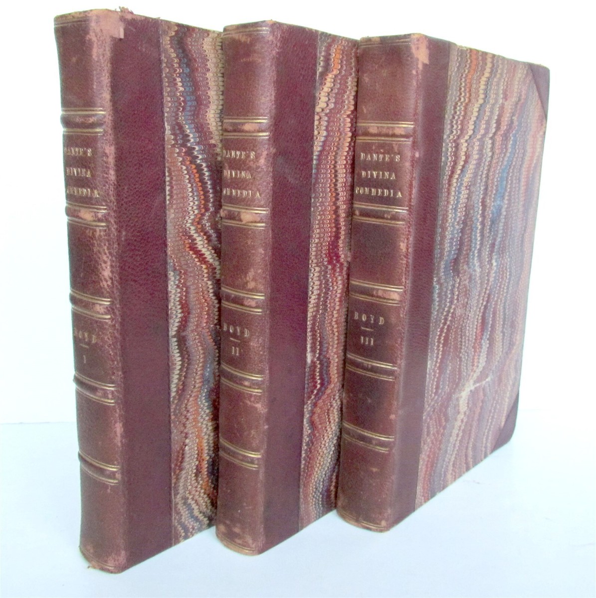 1802 DIVINA COMMEDIA of Dante Alighieri 1st ENGLISH EDITION
