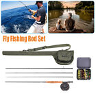 Doorslay 9' 4-pcs Carbon Fiber Rod Fly Fishing Rod&Reel Combo w/ Carry Bag C4V3