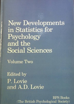 New Developments in Statistics for Psychology and the Social Sciences, vol. 2. L