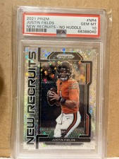 2021 Panini Prizm New Recruits No Huddle Prizm Justin Fields #NR-4 Rookie RC