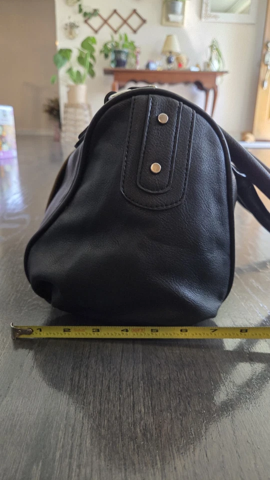 Bolso de hombro DANA BUCHMAN marfil blanco tostado imitación cuero vegano Foto 4 de 4