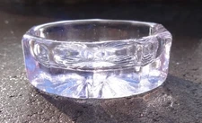 Ten-Sided, Pale Purple Open Salt Dip, Cellar, Dish!