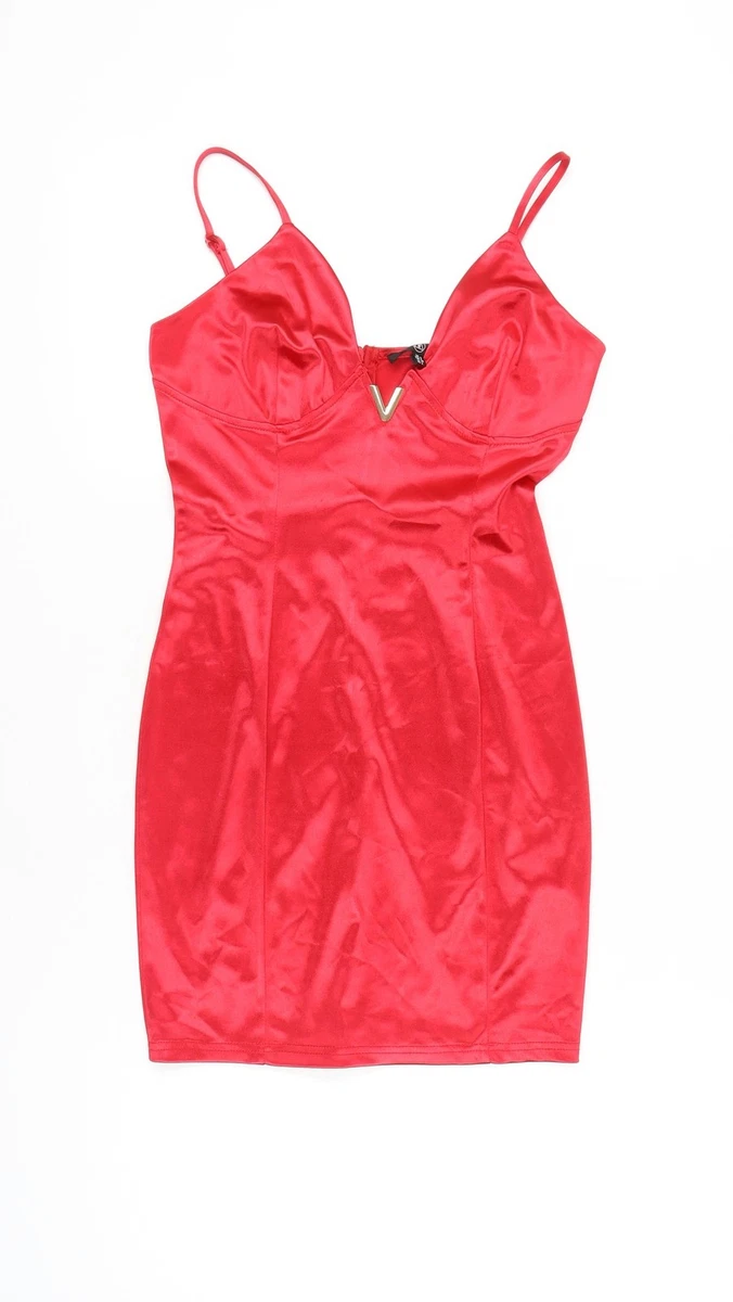 Missguided Satin Red Dresses for Women for sale | eBay UK