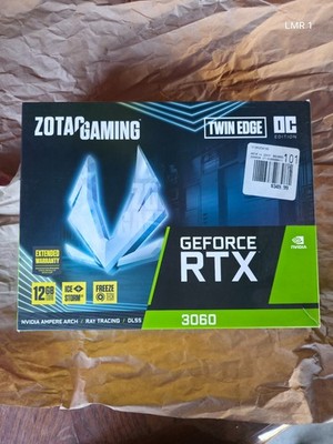 ZOTAC GAMING GeForce RTX 3060 Twin Edge OC 12GB GDDR6 Graphics Card